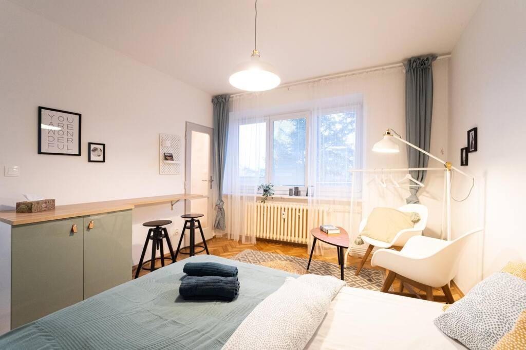 Mini Studio In Masaryk Quarter - Brno Apartment ภายนอก รูปภาพ